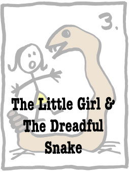 the little girl and the dreadful snake