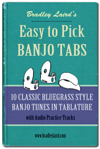 easy to pick banjo tabs