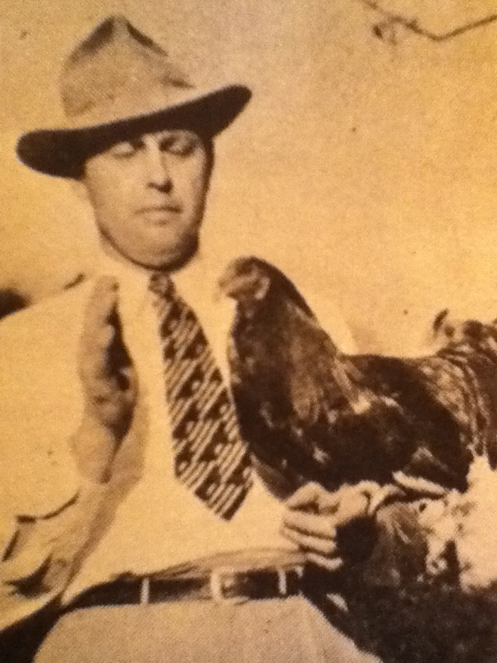 Bill Monroe, mandolin giant, and a chicken