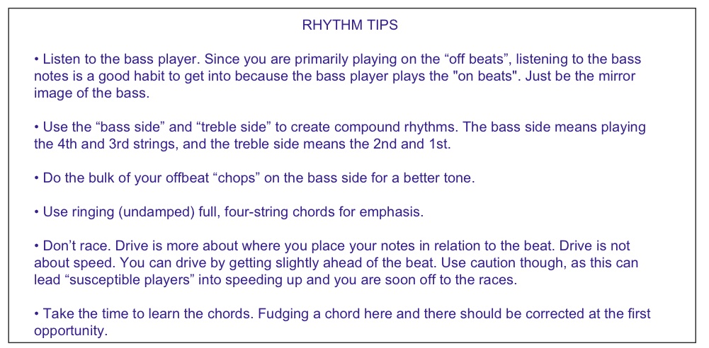 mandolin rhythm tips