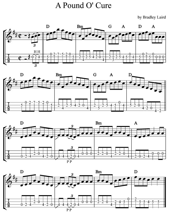 free mandolin irish tune tablature
