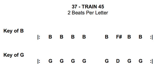 free train 45 chord progression cheat sheet